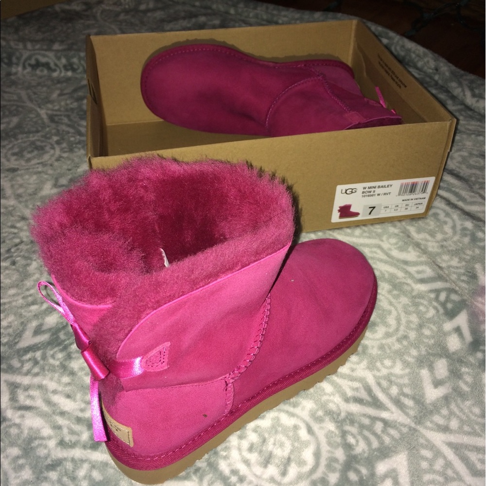 Ugg Mini Bailey Bow 2 (Pink)